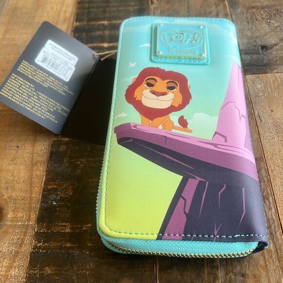 Loungefly Licensed Pop! Disney Lion King Pride Rock Zip Around Wallet - Picture 1 of 5